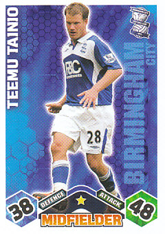 Teemu Tainio Birmingham City 2009/10 Topps Match Attax #EX11
